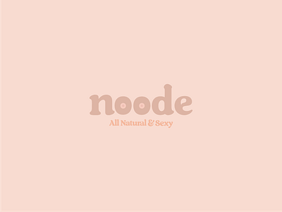 Noode Logo body boobs brand branding breast design fun logo naked noode nude penis skin wordmark