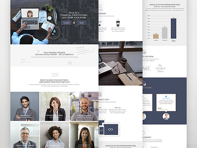 Livewire Financial Website clean finance minimal tax ui ux website