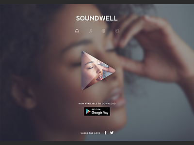 Music App Download Landing Page