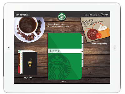 Starbucks iPad App Concept