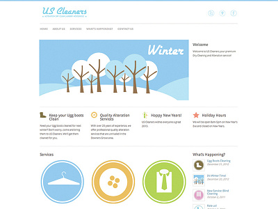 US Cleaners Website (Winter)