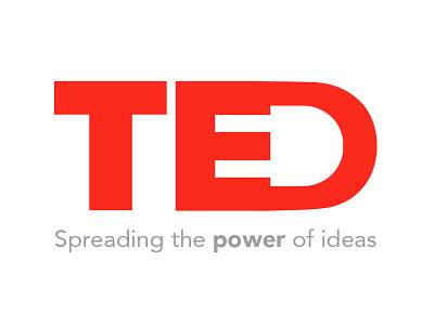 TED Logo Redesign logo plug power technology ted