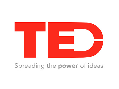 TED Logo Redesign 2 logo plug power technology ted