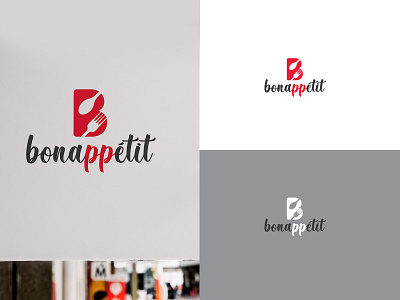 Bonappetit branding logo vector