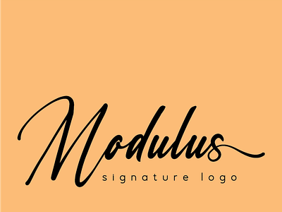 Signature logo design