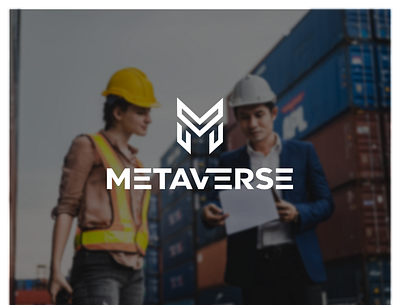 Meta Verse logo constraction constraction logo i logo m logo m logo man logo meta meta logo metavers logo v logo v logo vm logo