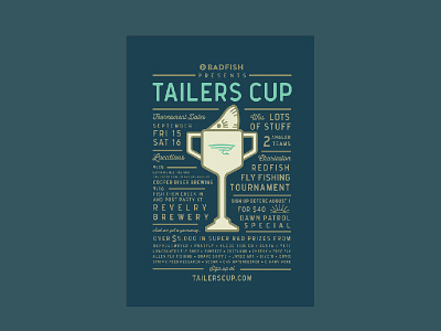 Tailers Cup Fly Fishing Tournament Poster charleston fly fishing redfish