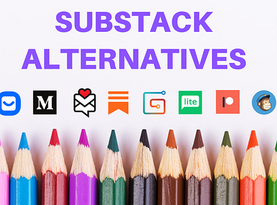 Substack Alternatives Blog Image branding canva canva template design icon logo mailchimp medium medium article substack ux