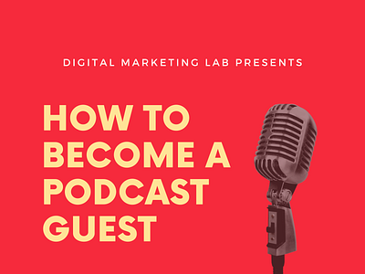 How to Become a Podcast Guest (Featured Image for Medium Post)