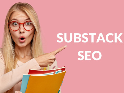 Substack SEO - Blog Post Featured Image canva canva template design newsletter seo substack
