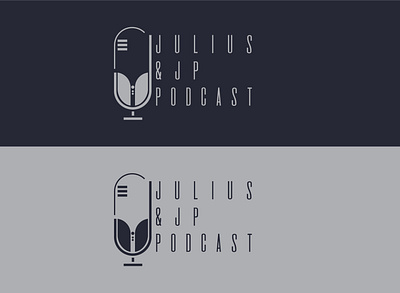 Julius and Jp Podcast Lockuos branding design icon illustration logo minimal vector