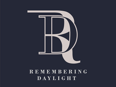 Remembering Daylight Band Monogram branding design graphic design icon logo vector