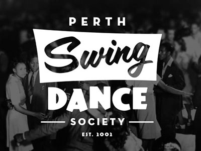 Perth Swing Dance Society rebrand concept 1930s 1940s 30s 40s identity jazz logo retro swing vintage