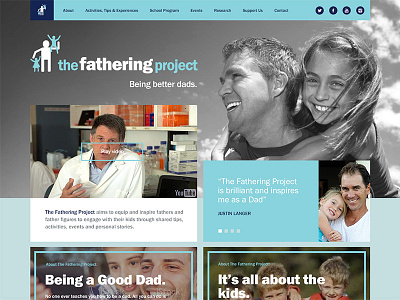 The Fathering Project blog parenting web website