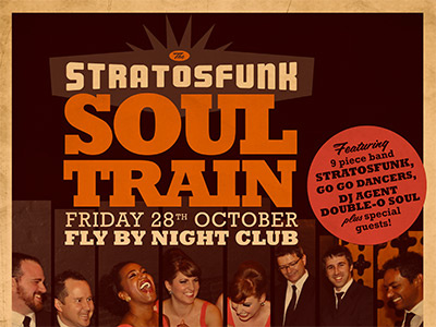 Stratosfunk Poster band poster retro soul vintage