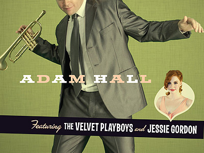 Adam Hall CD artwork album cd cover jazz retro