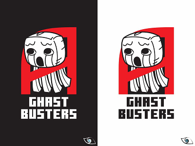 Ghastbusters - (╥﹏╥) affinity designer cute daily design flat illustration ghast ghostbusters icon illustration logo minecraft vector vector illustration