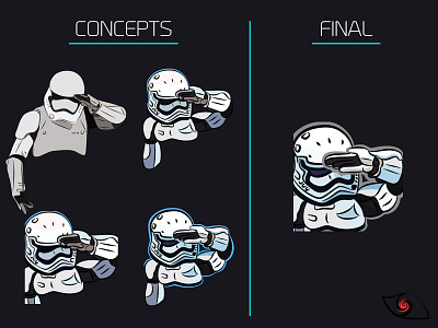 Star Wars Inspired Salute Storm Trooper Emote v2 (▼_▼)ゞ