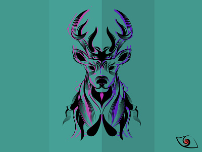 O' deer Ꮚ ≗ ᴥ ≗ Ꮚ affinity designer animal illustration daily deer design flat illustration illustration vector vector illustration