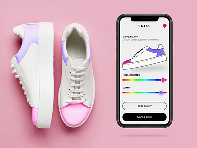 Digital Sneakers app color colorful digital mobile app mobile app design sneakers ui user interface design user interface ui