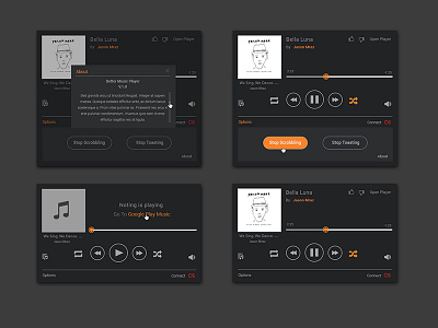 Better Music Player UI mini player music app music mini player