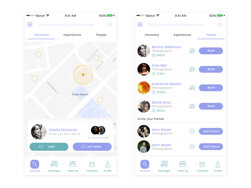 Meetups App Design by Dei on Dribbble