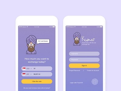 Hi, I am Kumar - Money Exchange App