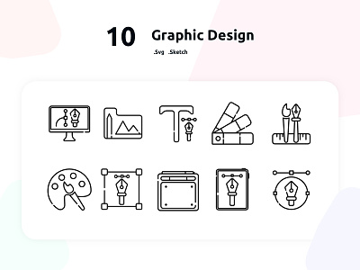 Free Graphic Design Icons free icons free icons set freebie icons graphic design icon outline icon set