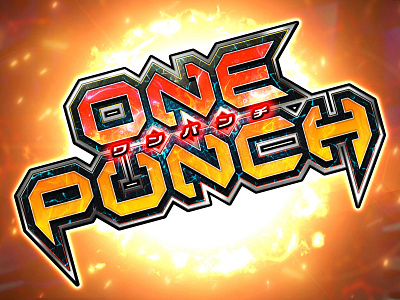 ONEPUNCH logo android app art artist artwork design explosion game game art graphic graphic design logo logo design