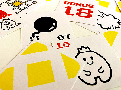 Petit Yogu analog artdirection number bomb card cardgame game graphic logo petit soloist yogu