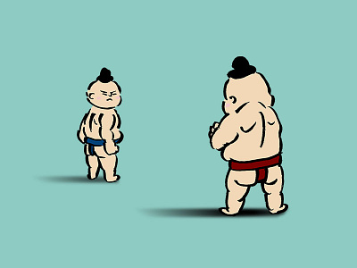sumo wrestler 14 battle dragonball human illustration man songoku sumo sumowrestler vegeta wrestler