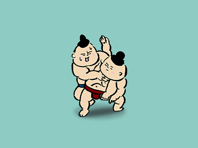 sumo wrestler 18 cobratwist human illustration man sumo sumowrestler wrestler