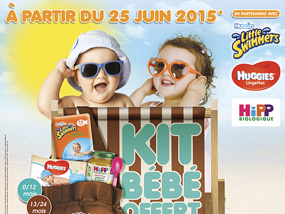 Summer Promotional Poster - Total Gas Station (France)