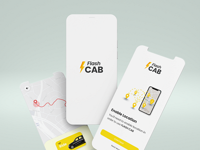 Flash CAB | Taxi App Ui Design | Taxi UI UX