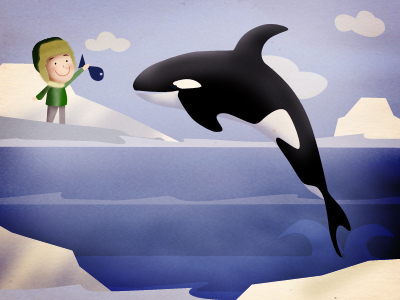 Killer Whale by Diana Bóveda on Dribbble