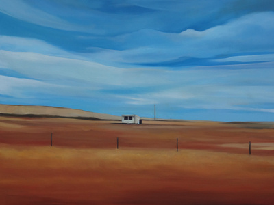 Lonely Lands arizona art oil painting