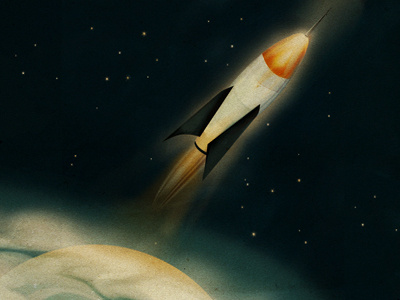 Space Up digital illustration