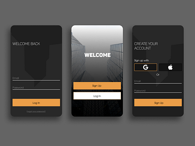 Daily UI 001 • Sign Up daily ui dailyuichallenge design flat minimal ui ux