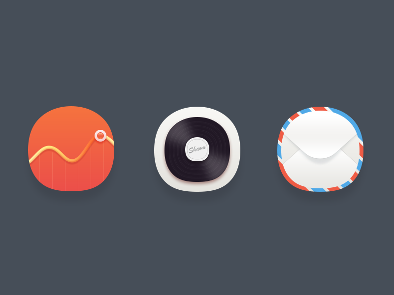 three Icon by MAir on Dribbble
