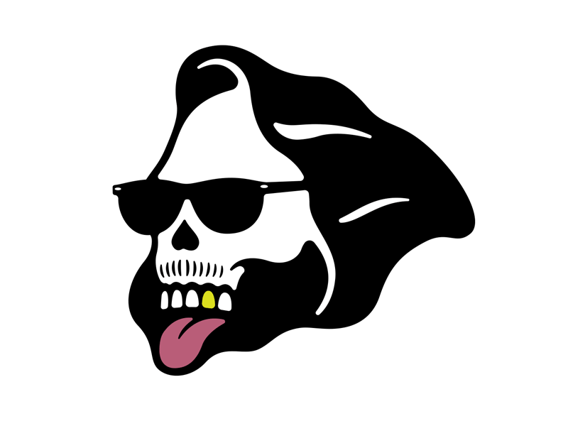 Grim Creeper Animation animation gold tooth grim creeper grim reaper lowbrow skull sunglasses