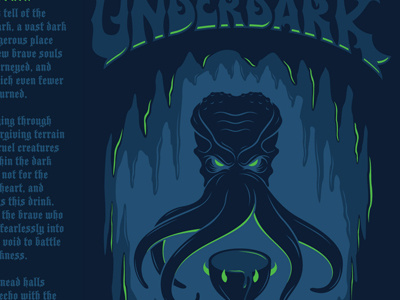 Underdark Label beer cave dd intuition ale mindflayer underdark
