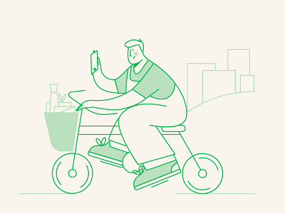 Delivery set for app delivery design illustration set ui uiillustration vector