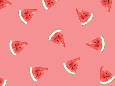watermelon wallpaper art design drawing illustration red wallpaper watermelon