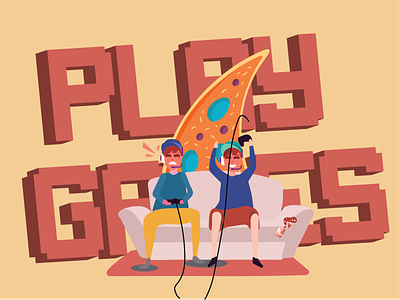 PLAY GAMES design game game art graphic design illustration playstation video game videogame wallpaper