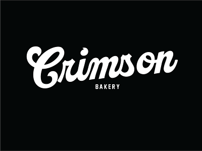 Crimson Bakery baker bakery bakerylogo black design drawing illustration image font logo