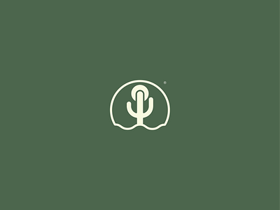 Logo branding cactus design drawing graphic design green illustration logo plant ui