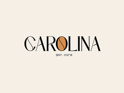 CAROLINA beautylogo care design drawing font art illustration logo skin typogaphy