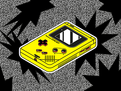 Gameboy gameboy videogame yellow zima