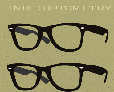Indie Optometry glasses hip illustration indie
