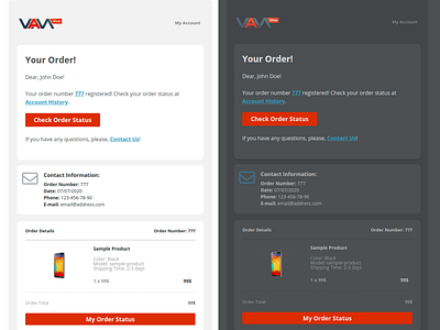 Responsive Email Templates for Online Shopping